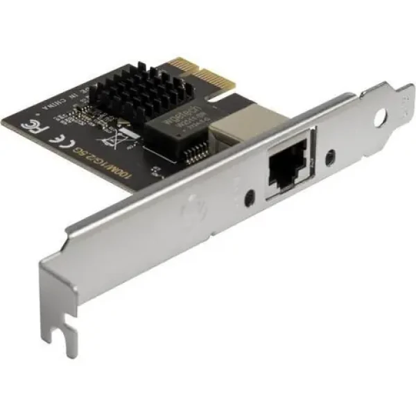 Inter-Tech ST-7266 / Síťová karta / PCIe x1 / RJ-45 / 2,5 Gbit/s / Realtek RTL8125B (77773013)