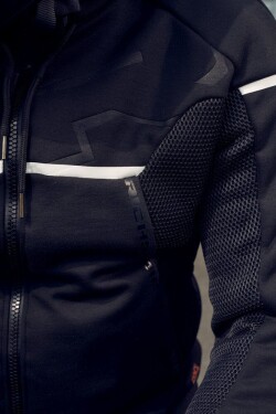 Moto bunda Richa Stradale Air Hoodie černá - Xxl
