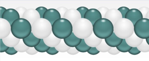 Balónková girlanda tyrkysovo-bílá 3 m balonky.cz Balónková girlanda tyrkysovo-bílá 3 m balonky.cz