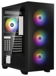 BitFenix Flow FRGB černá / Skříň / ATX / 4x 120mm FRGB / 2x USB 3.0 / bez zdroje / tvrzené sklo (BFC-FLO-300-KKGSK-4F)