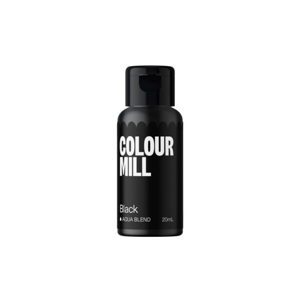 Colour Mill koncentrovaná barva na vodní bázi Black (20 ml)