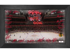 Highland Mint Obraz Chicago Blackhawks NHL 2022 Signature Rink