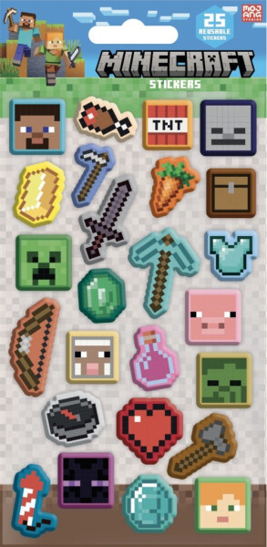 Samolepky 3D Minecraft - EPEE