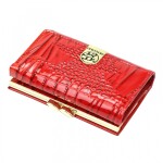 Luxusní dámská peněženka Rhiannon, červená