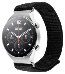 FIXED Nylon Sporty Strap 18mm černý / Nylonový řemínek / Quick Release / pro smartwatch / 16-21 cm (FIXNST2-18MM-BK)
