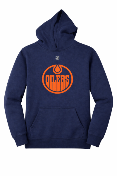 Outerstuff Dětská mikina Edmonton Oilers Alternate Orange Primary Logo Velikost: Dětské XL (13 - 15 let)