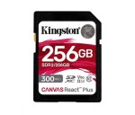 Kingston SDXC karta 256GB Canvas React Plus SDXC UHS-II 300R/260W U3 V90 for Full HD/4K/8K EDF_443660