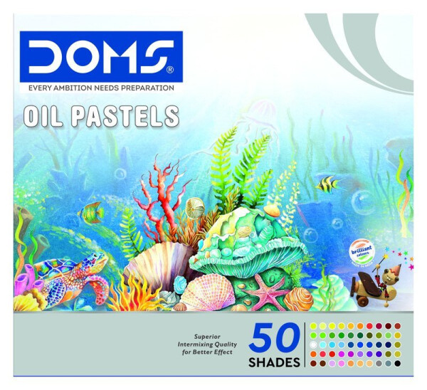 Olejové pastely (50 ks)
