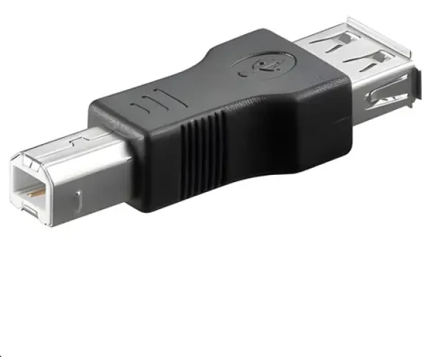 MicroConnect adaptér USB A (F) - USB B (M) černá / Redukce USB (USBAFB)