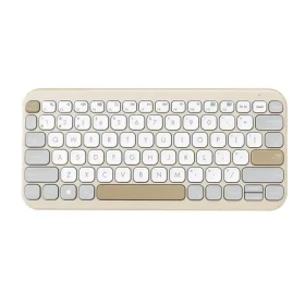 ASUS Marshmallow KW100 béžová / bezdrátová klávesnice / nízký profil kláves / CZ SK layout (90XB0880-BKB430)