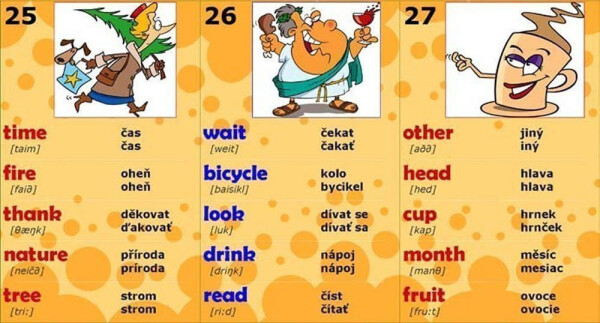 Chytré karty Angličtina kniha plná slovíček