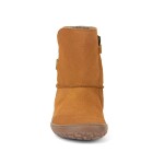 Dětské zimní barefoot boty TEX SUEDE Cognac, Froddo, G3160238-2, hnědá - 33