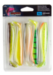 FOX Rage Gumová nástraha Zander Pro Shad 7,5cm Mixed UV Colour Pack 5ks (NMC030)