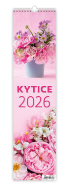 Kalendář nástěnný 2026 - Kytice