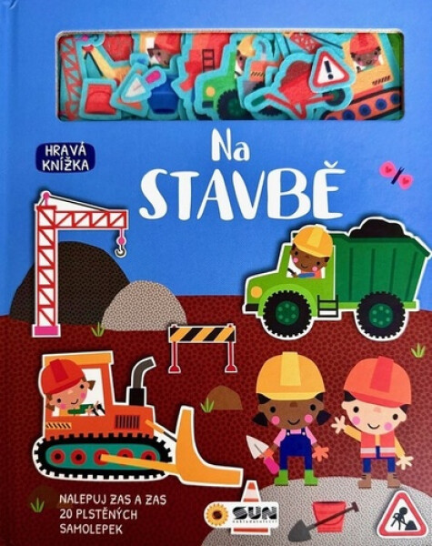 Hravá knížka Na stavbě - plstěné hrátky, čti a stav
