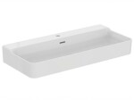 IDEAL STANDARD - Conca Ceram Umyvadlo na desku 100x45 cm, s přepadem, otvor pro baterii, bílá T383201