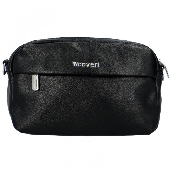 Malá volnočasová koženková crossbody Gerald, černá