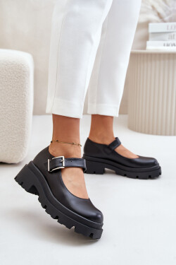 Dámské polobotky 1813 model 201029 Černá - Ideal shoes černá 41