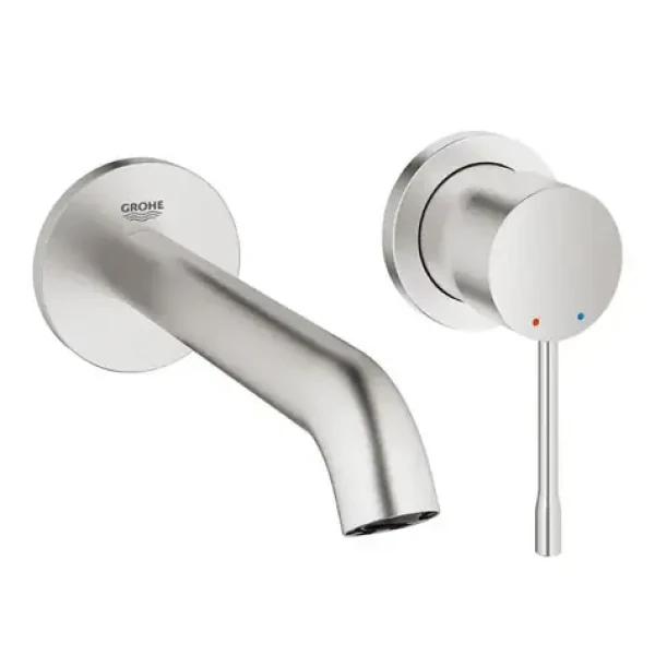 Grohe Essence - Umyvadlová baterie pod omítku 2-otvorová instalace supersteel (19408DC1)