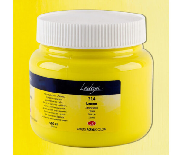 Nevskaya Palitra Ladoga 500 ml žlutá citronová 214