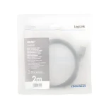 LogiLink HDMI 2.0 černá / HDMI kabel / 4K UHD / 60 Hz / 2 m (CHA0101)