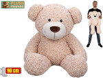 Plyšový medvěd Plush Friends 90 cm - béžový