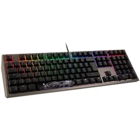 Ducky Shine 7 Cherry MX Black šedá / herní klávesnice / podsvícená / mechanická / drátová USB / DE (DKSH1808ST-ADEPDAHT1)