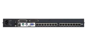 Přepínač KH-1516A / KVM přepínač / 16 portů / Cat5 / PS/2 + USB (KH1516A-AX-G)