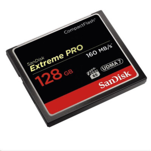 SanDisk Compact Flash 128GB Extreme Pro (160MB/s) VPG 65, UDMA 7 EDF_493084