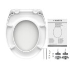 Schütte EASY CLIP bílé | Duroplast, Soft Close 4008431823003