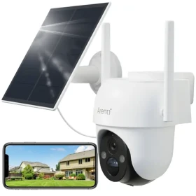 Arenti Wire-Free Outdoor UHD bílá / Venkovní IP kamera / 2304×1296 px / solární panel / IP65 / Wi-Fi (GO2T Kit)