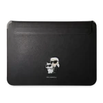 Karl Lagerfeld Saffiano Karl and Choupette NFT Computer Sleeve 13/14"" Black 57983114299