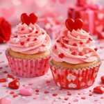 PME Košíčky papírové s fólií Valentýn 60 ks