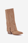 Kozačky na podpatku model 203899 Step in style 37