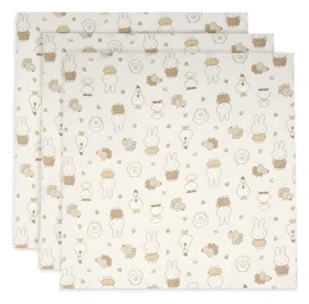 Jollein Pleny 3 ks 70x70 cm Miffy Family Farm / Látkové pleny / 100% bavlněný mušelín (535-851-68156)