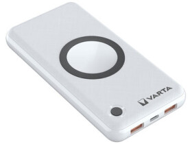 VARTA 57908 15000mAh bílá / Bezdrátová powerbanka / Qi / 2x USB-A / 1x USB-C (PWRB-VQI15-57908)