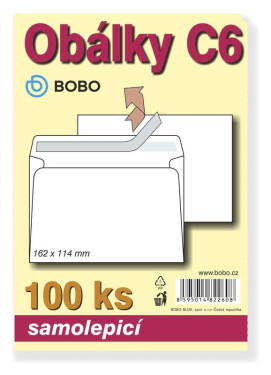 Obálky C6 samolepicí (bal. 100ks)