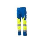 Kalhoty WORKING SUMMER unisex žlutá fluo královsky modré PAYPER XL žlutá fluo královsky modré