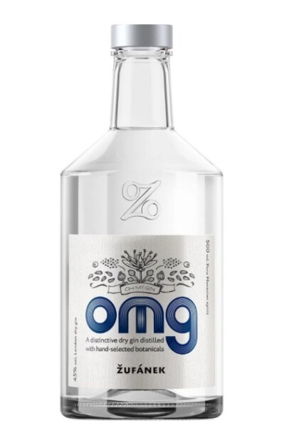 Žufánek Omg Gin 45% 0,5 l (holá lahev)