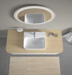 DURAVIT - Happy D.2 Plus Umyvadlo na desku, 500x400 mm, s přepadem, s otvorem pro baterii, bílá 2360500000