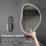 CERANO - Koupelnové LED zrcadlo Enolo - 70x108,5 CER-666019