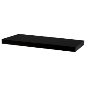 Polička nástěnná 60 cm, MDF, 3D dekor wenge, baleno v ochranné fólii