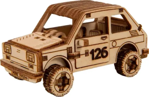 WOODEN CITY 3D Dřevěné puzzle Superfast Rally Car 3