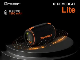 Tracer XtremeBeat Lite černá / BT reproduktor / RGB / 10W / IPX6 (TRAGLO47540)