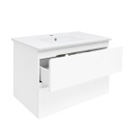 Koupelnová skříňka s umyvadlem SAT B-Way 79x50x45 cm bílá lesk BWAY280WU4BI BWAY280WU4BI