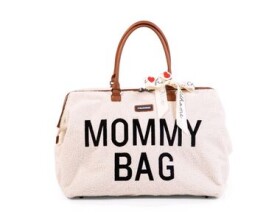 Childhome taška Mommy Bag Teddy Off White