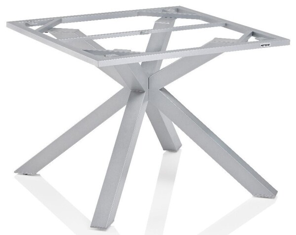 KETTLER Stolová kostra X-LEG 95x95 cm - stříbrná