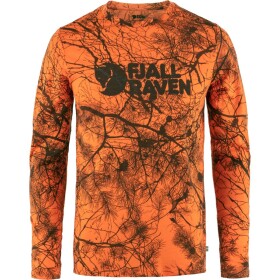 FJÄLLRÄVEN Värmland Wool LS M, Orange Multi Camo (vzorek) velikost: M