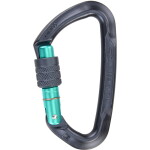 Šroubovací karabina Climbing Technology Lime SG gray/blue marine