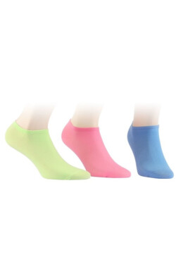 Hladké dámské ponožky LIGHT COTTON bílá 36/38